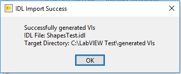Import IDL