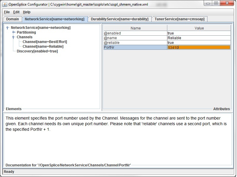 Typical Configurator view