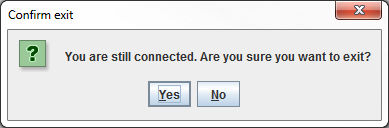The Confirm Exit Dialog