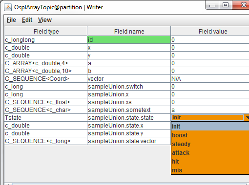 Writer Window Edit Field Value