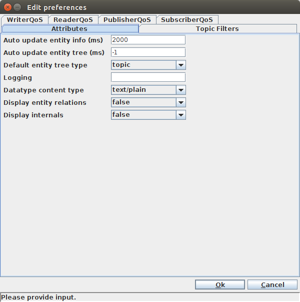Edit Preferences
