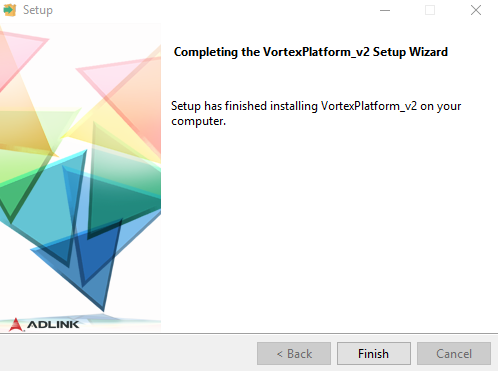 Finish the Setup Wizard