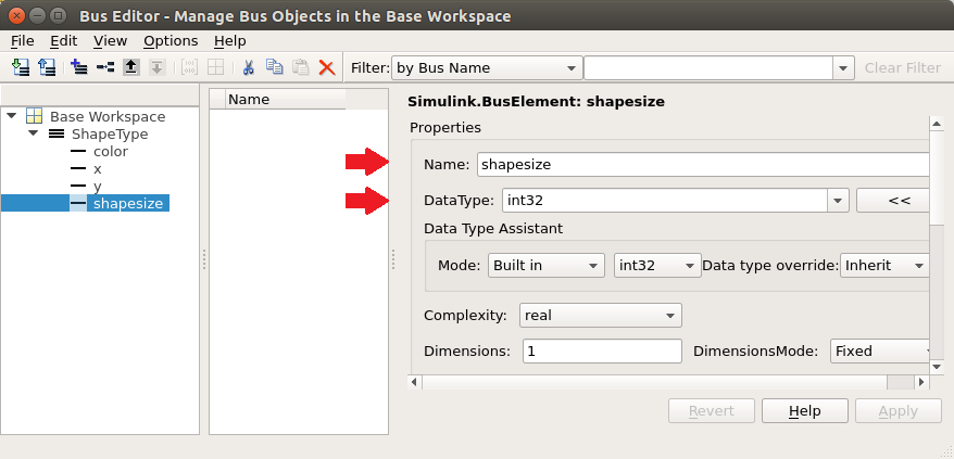 BusElement shapesize