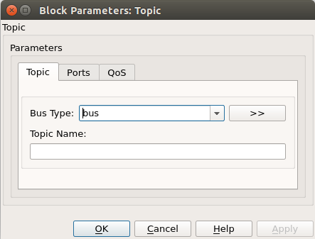 Topic Block Parameters