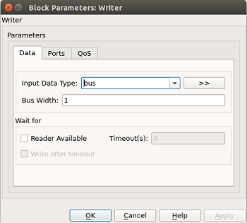 Writer Block Parameters