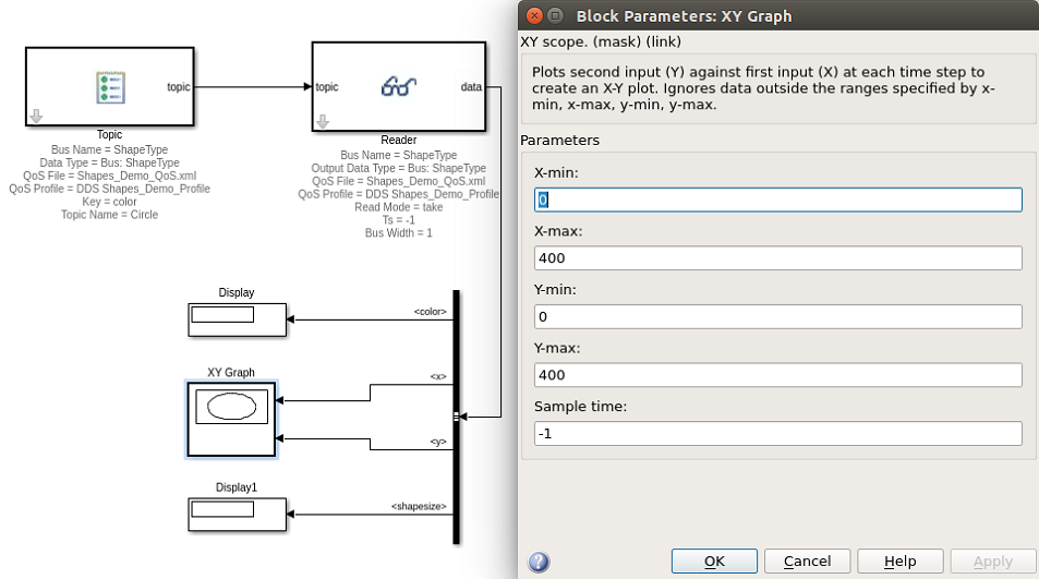 Bus Selector XY Graph