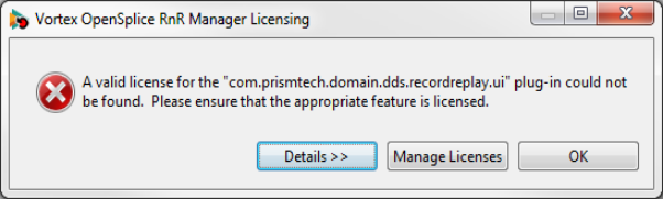 License file error