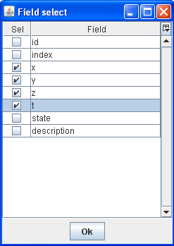 Selecting extra fields to display