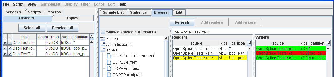 Reader with ‘hoo’ partition selected