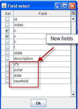 Adding extra fields to a sample