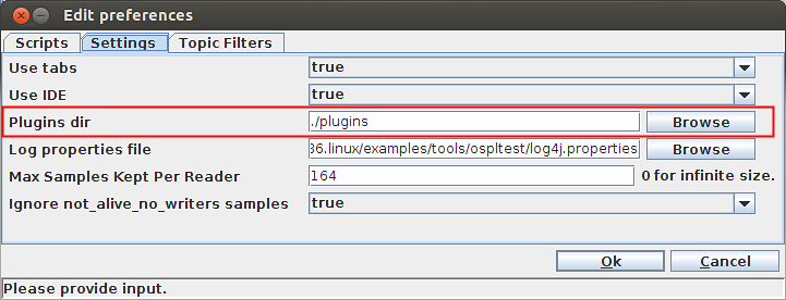 Setting the path to the Plugins directory