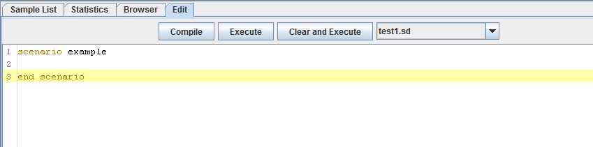 Edit window