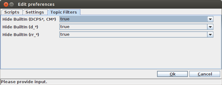 Topic filters